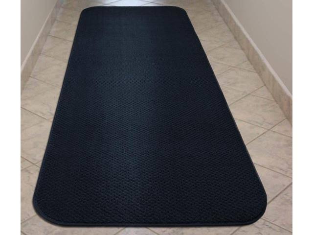 Navy Blue Skid-Resistant Carpet Runner Q392