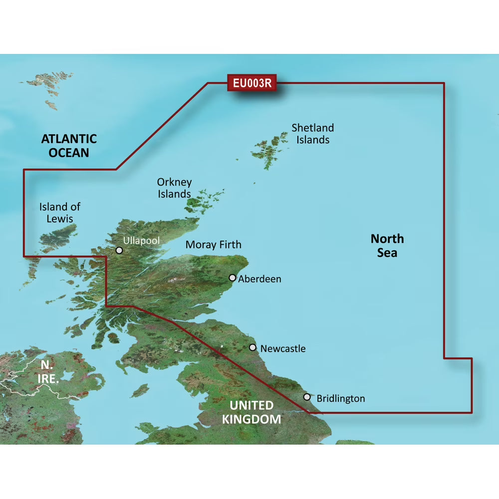 Garmin Great Britain Northeast Coast SD Card Y570962