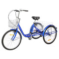 Adult Tricycle 24" Wheels 7 Speed Blue K851495