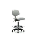Imperial Blue Drafting Chair with Glides X824763