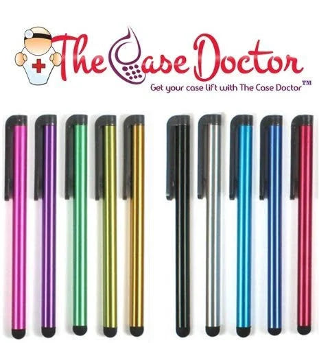 100 Pack Colorful Metal Capacitive Stylus Pens G7838