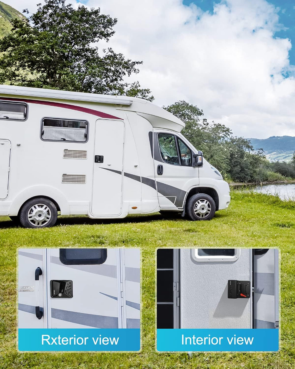 Keyless Entry RV Door Lock with Keypad Deadbolt U88268