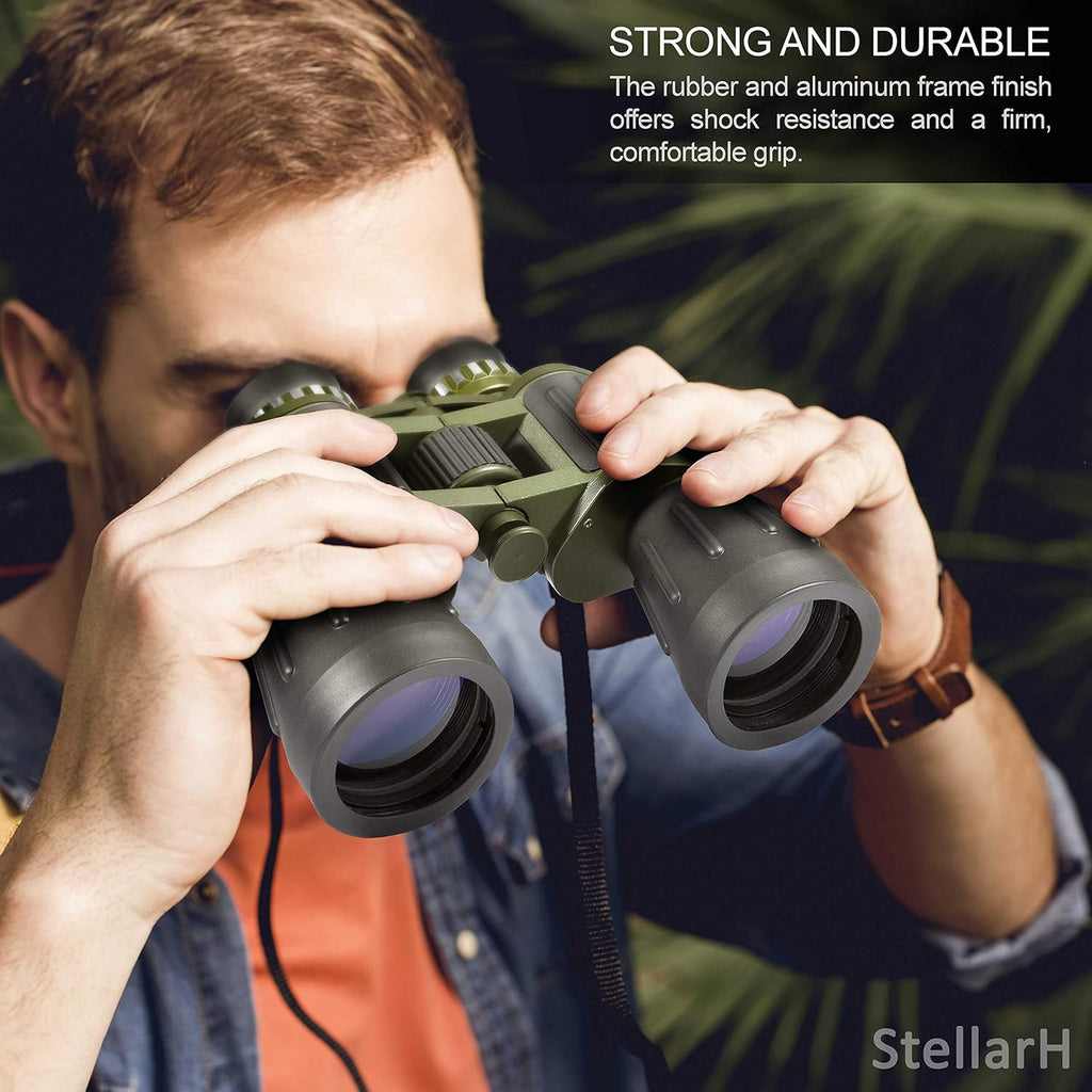 12X50 Full Size Binoculars with Tripod & Smartphone Adapter Carrying Bag J310332