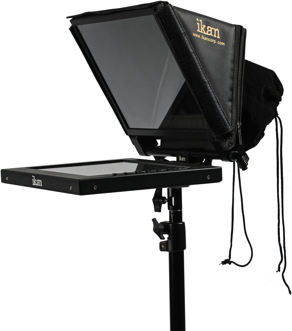 12-inch Portable Teleprompter Kit with Adjustable Glass Frame X458
