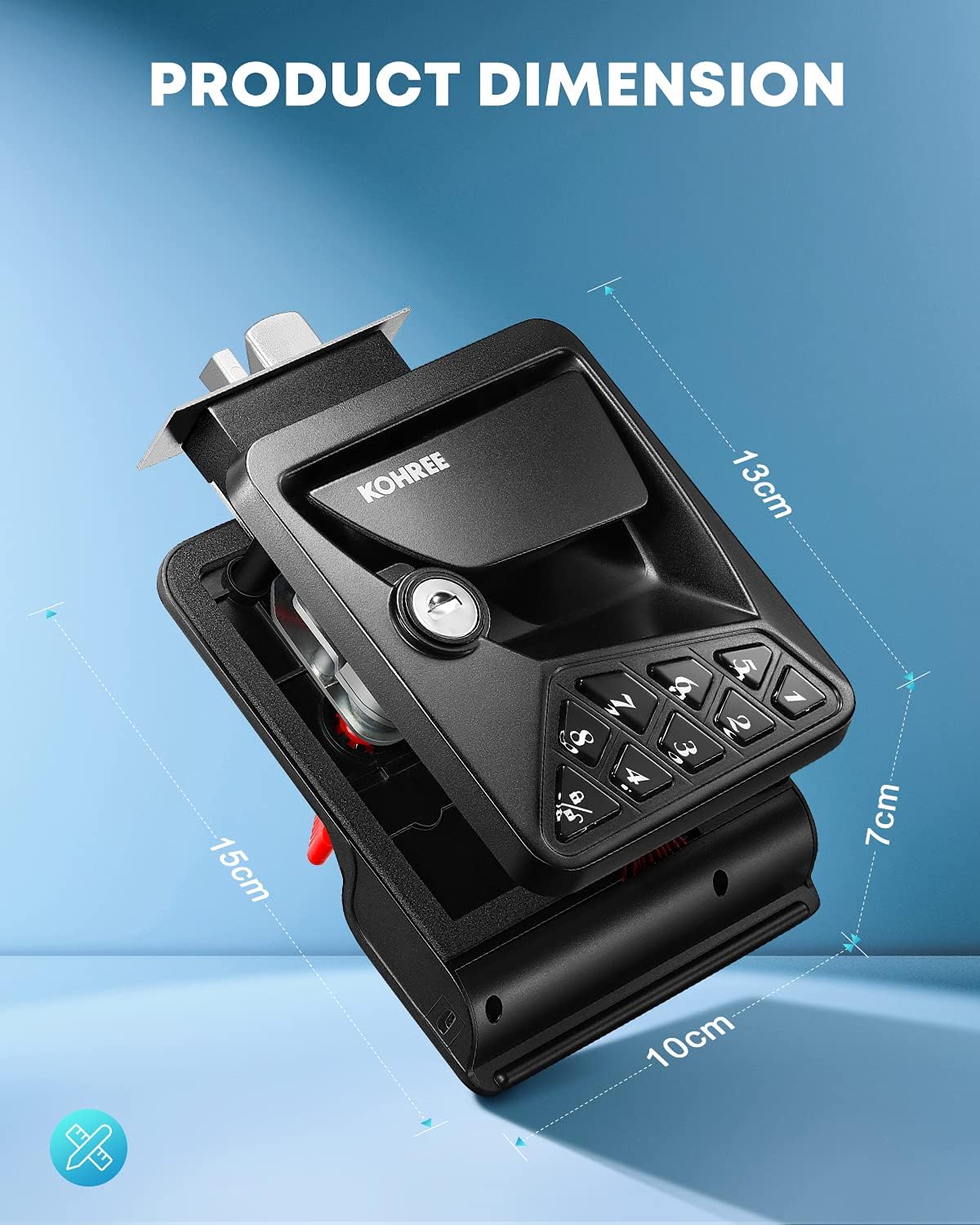 Keyless Entry RV Door Lock with Keypad Deadbolt U88268
