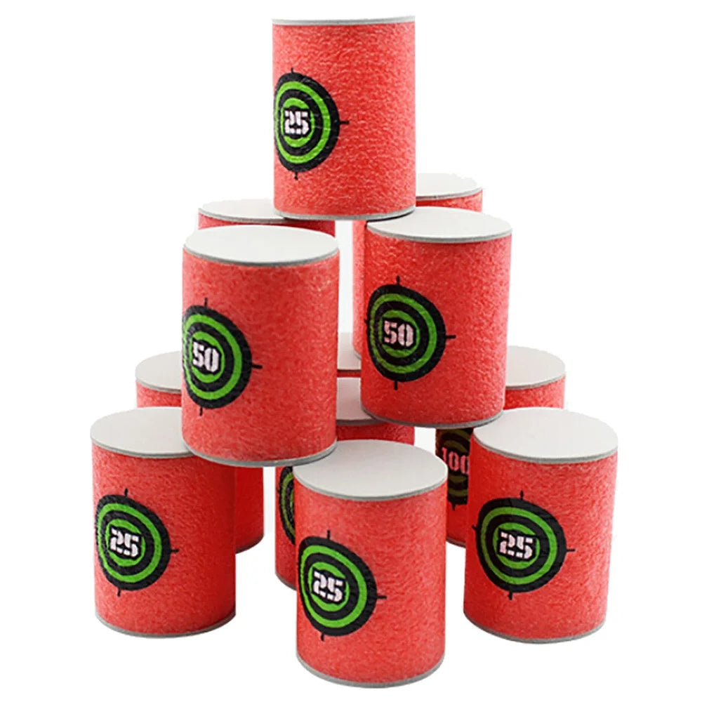 18x EVA Soft Bullet Target Dart Toy D71376