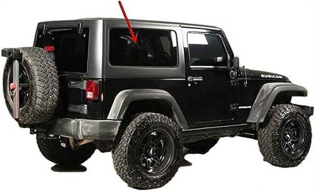 Right Side Rear Quarter Glass Quarter Window for Jeep Wrangler 2 Door 2007-2010 X919838
