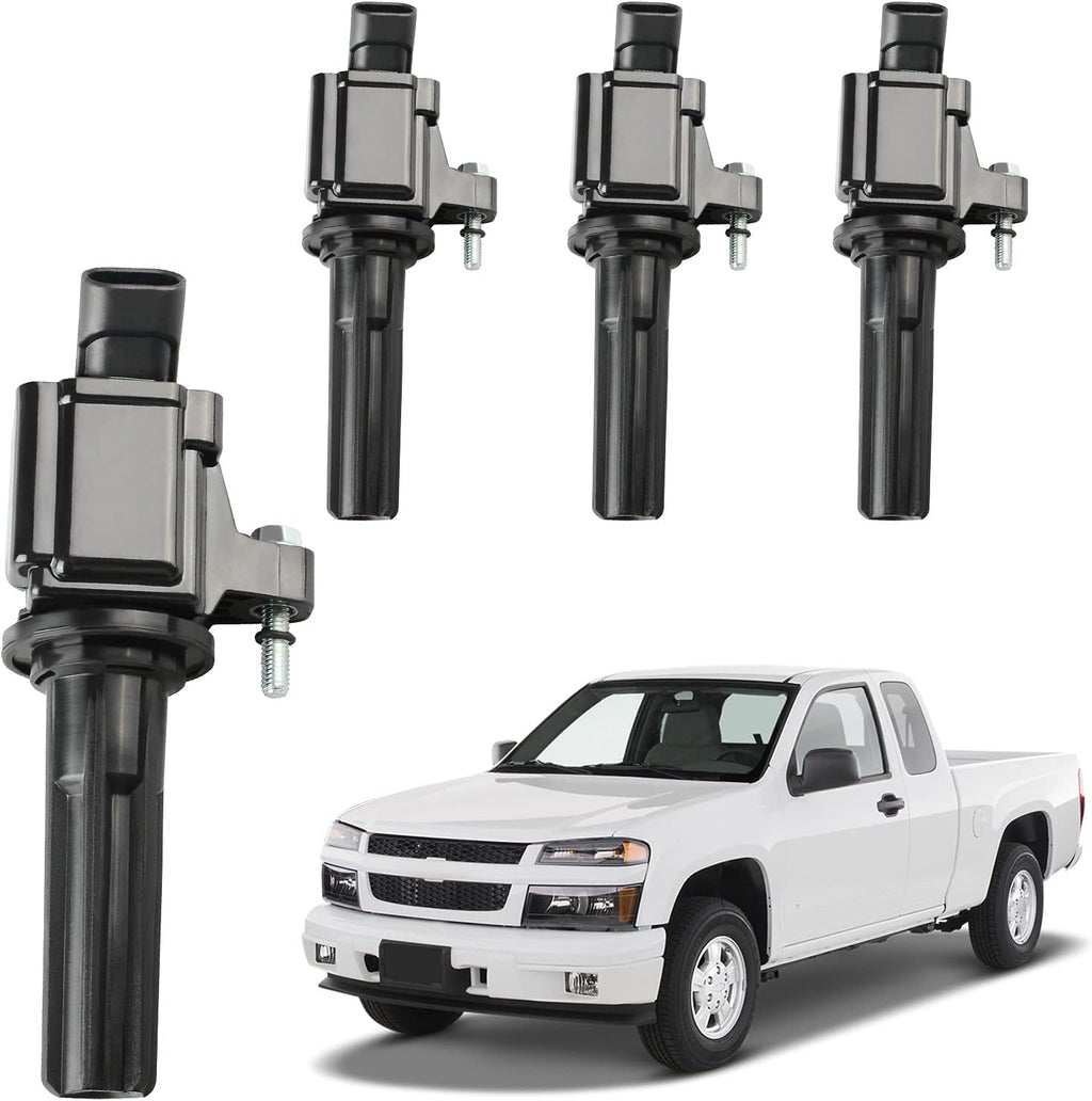 Ignition Coils 4-Pack Compatible with Chevrolet Colorado GMC Canyon 2.9L L4 2007-2012 N334