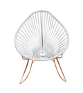 Copper/White Rocker Chair Z60743