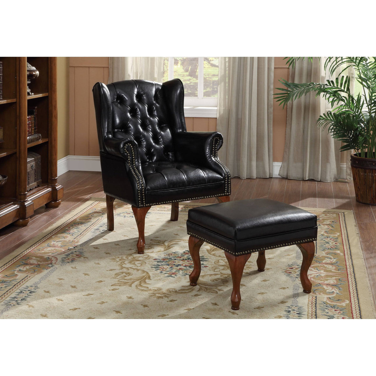 Accent Chair and Ottoman I361946