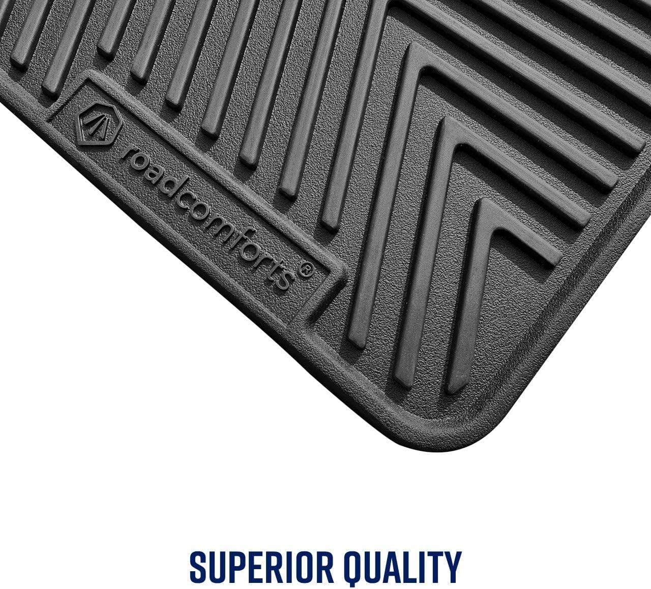 Black Front Row Car Floor Mats (2pcs) P3232