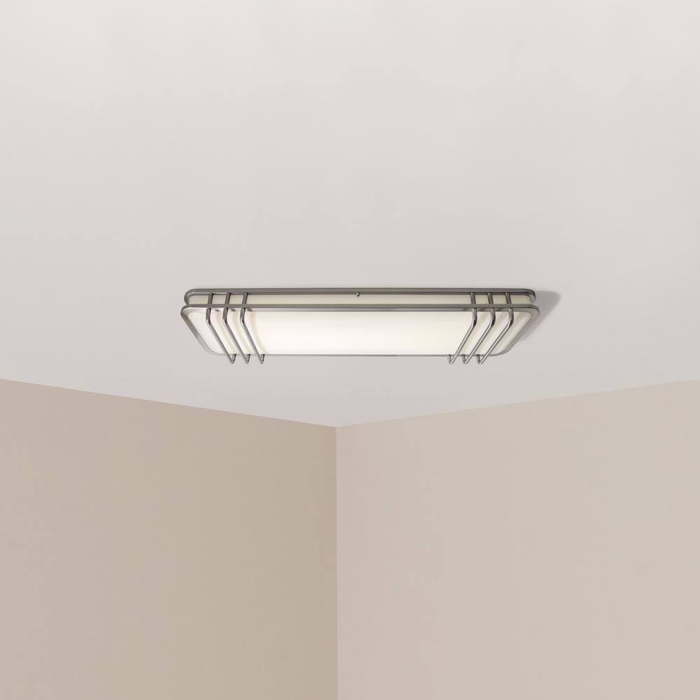 Brushed Nickel Integrated LED Ceiling Flush Mount S41555