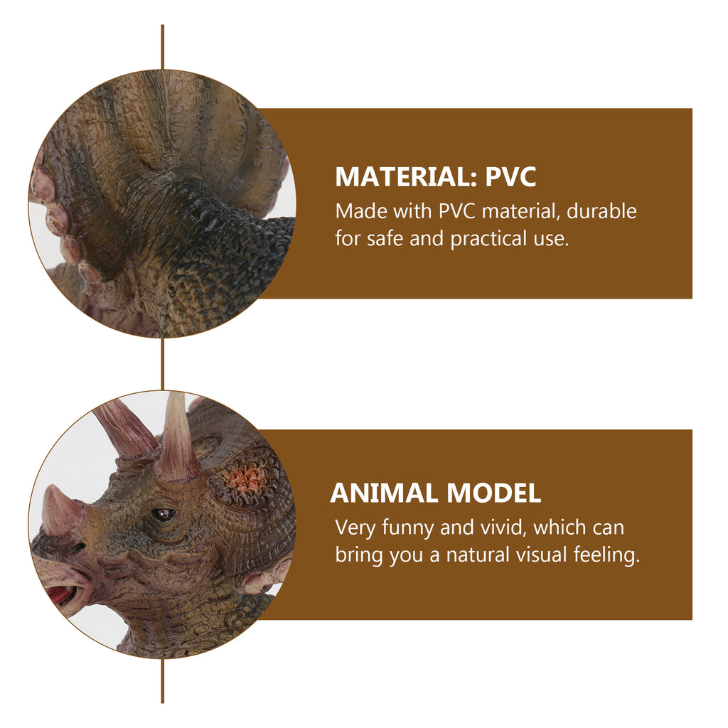 Realistic Triceratops Plastic Toy Figure N2684
