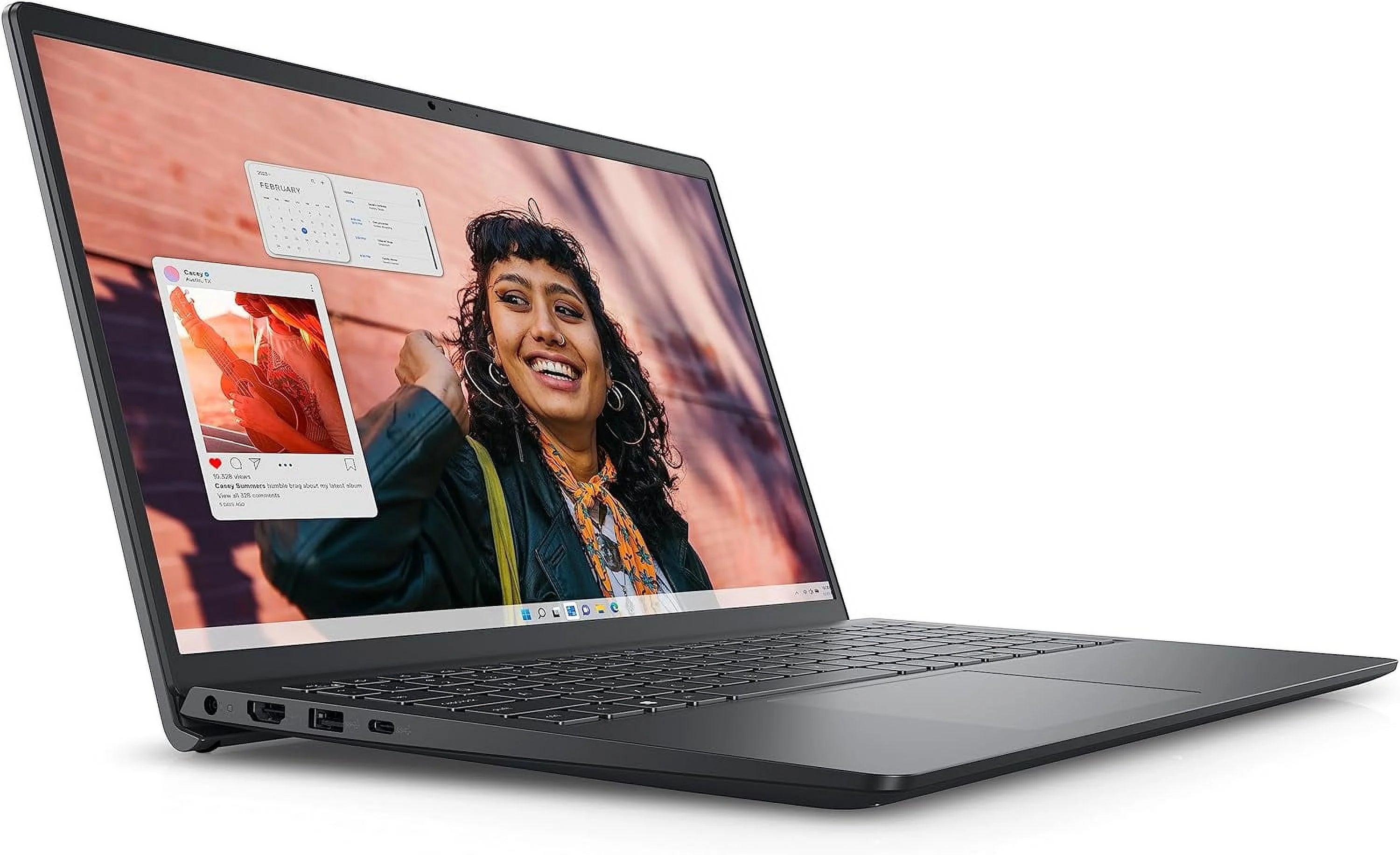 Carbon Black 15.6" Touchscreen FHD Business Laptop Computer, 16GB DDR4 RAM, 512GB PCIe SSD, Windows 11 Pro I490