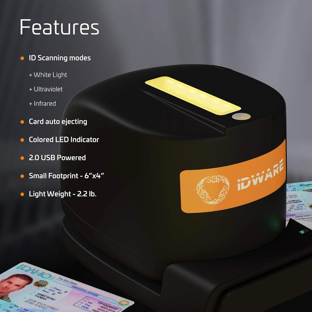 Double-Sided ID Reader with Auto-Fill Software M793
