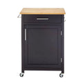 Black Single Kitchen Cart V927980