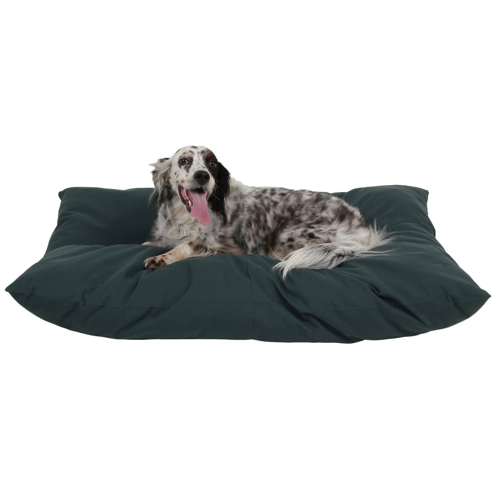 Large Blue Plaid Indoor/Outdoor Pet Bed I16016