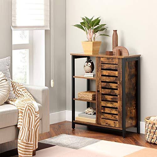 Lowell Storage Cabinet with 3 Shelves and Cupboard M5729