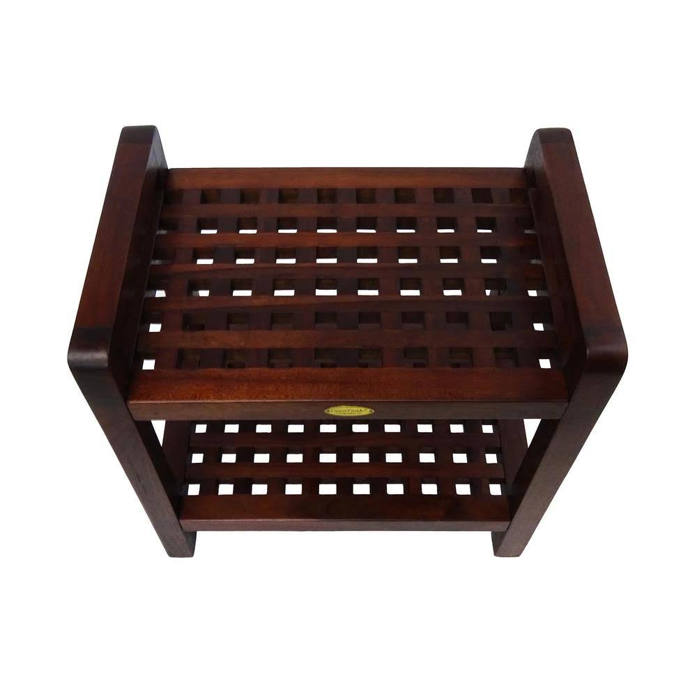 Teak Shower Bench with Handles M34877