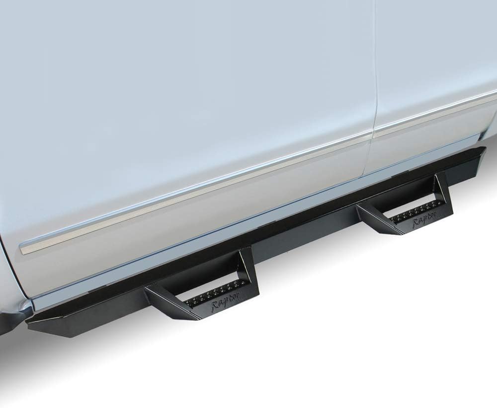 Black Textured Drop Steps Running Boards Q71561