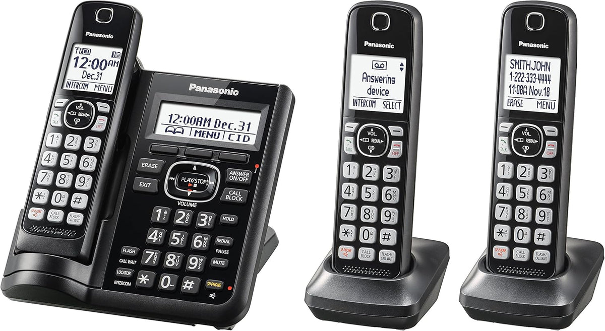 Bluetooth Cordless Phone System with Answering Machine - 5 Handsets U2667