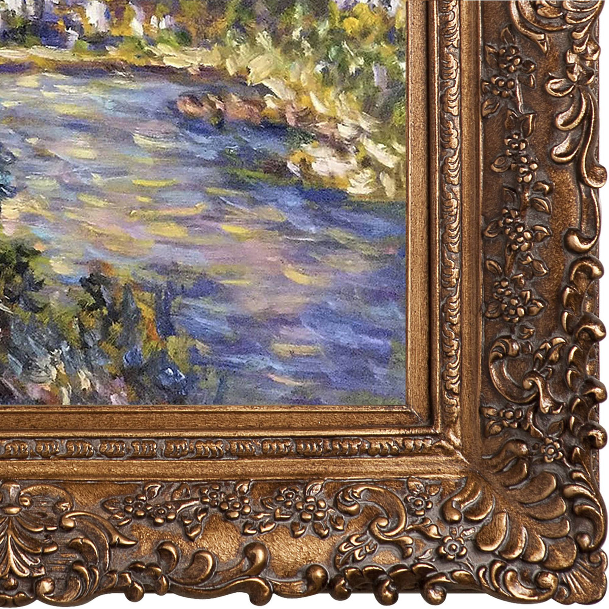 Framed Oil Reproduction of An Original Painting by Claude Monet R2623