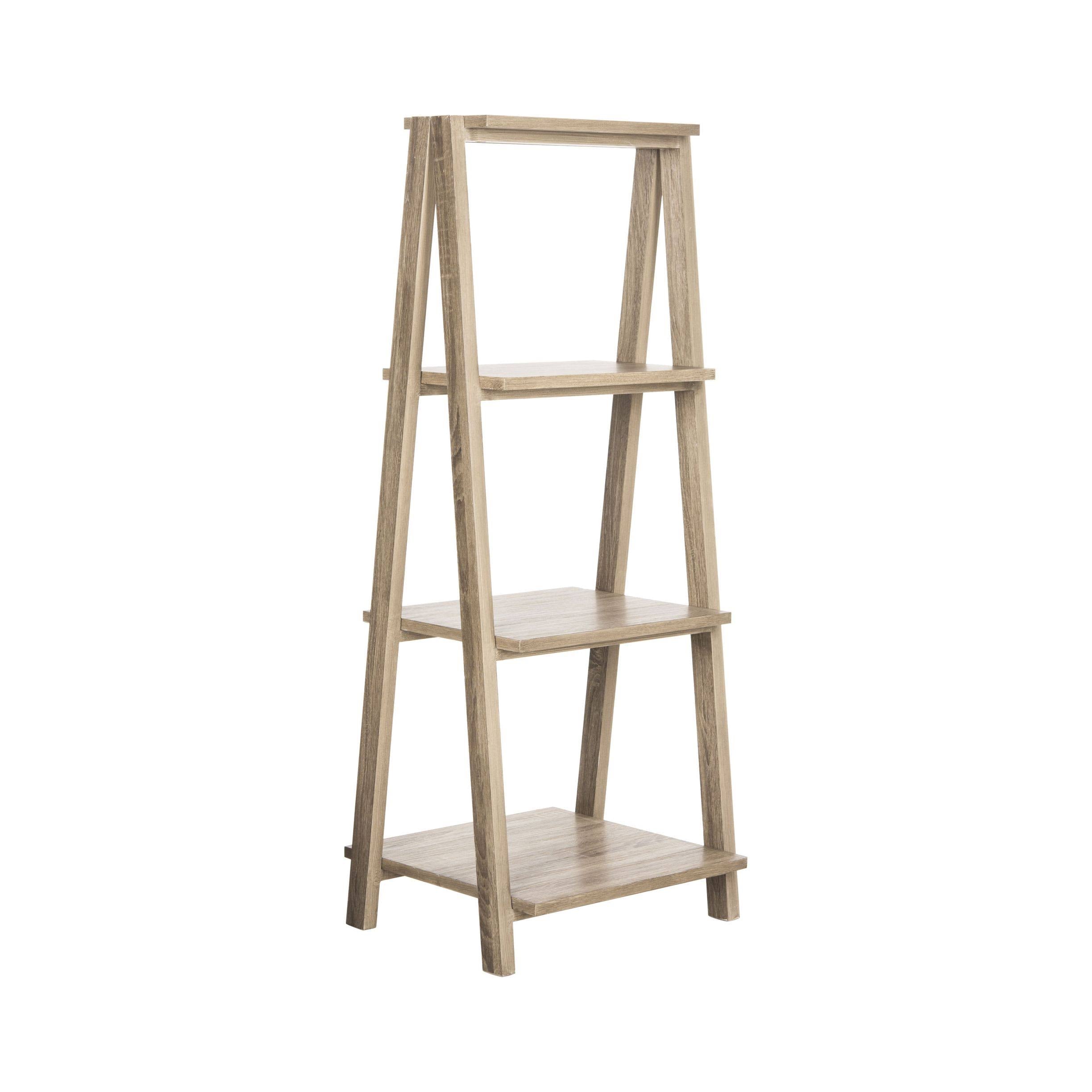 Retro Scandinavian Three Tier Shelf Light Grey A577241