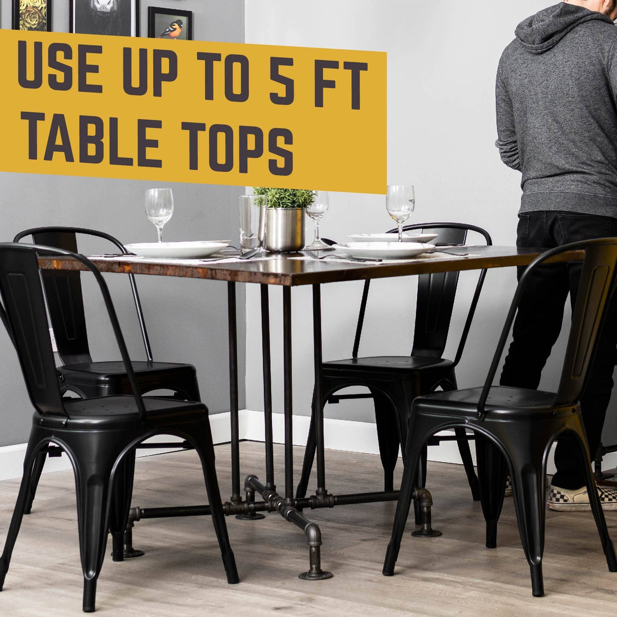 Industrial Steel Pipe Kitchen Table Kit U290