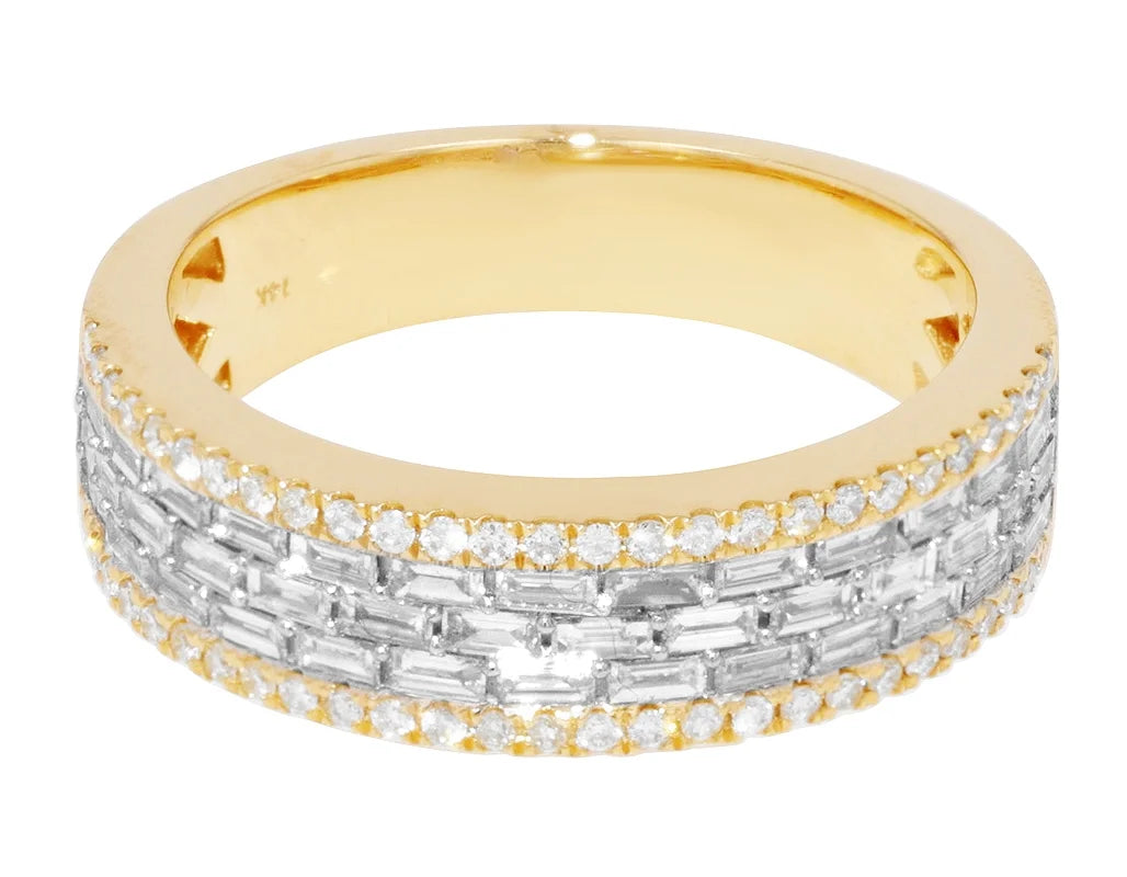 1.2CT Diamond Ring 14k Yellow Gold S52156