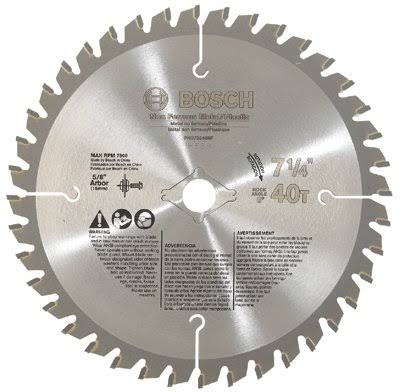 8-1/4 In. 40 Tooth Ferrous Metal Cutting Circular Saw Blade O834964