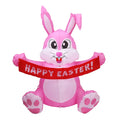 1.5m Inflatable Easter Bunny LED Night Light Outdoor Decorations S14814