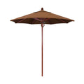 Red Oak Fiberglass Pole Market Umbrella with Push Lift U710