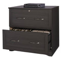 Dark Gray 2-Drawer Lateral File Cabinet I74653