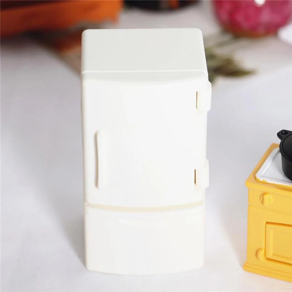 Refrigerator Dollhouse Furniture Decor Toys Y276