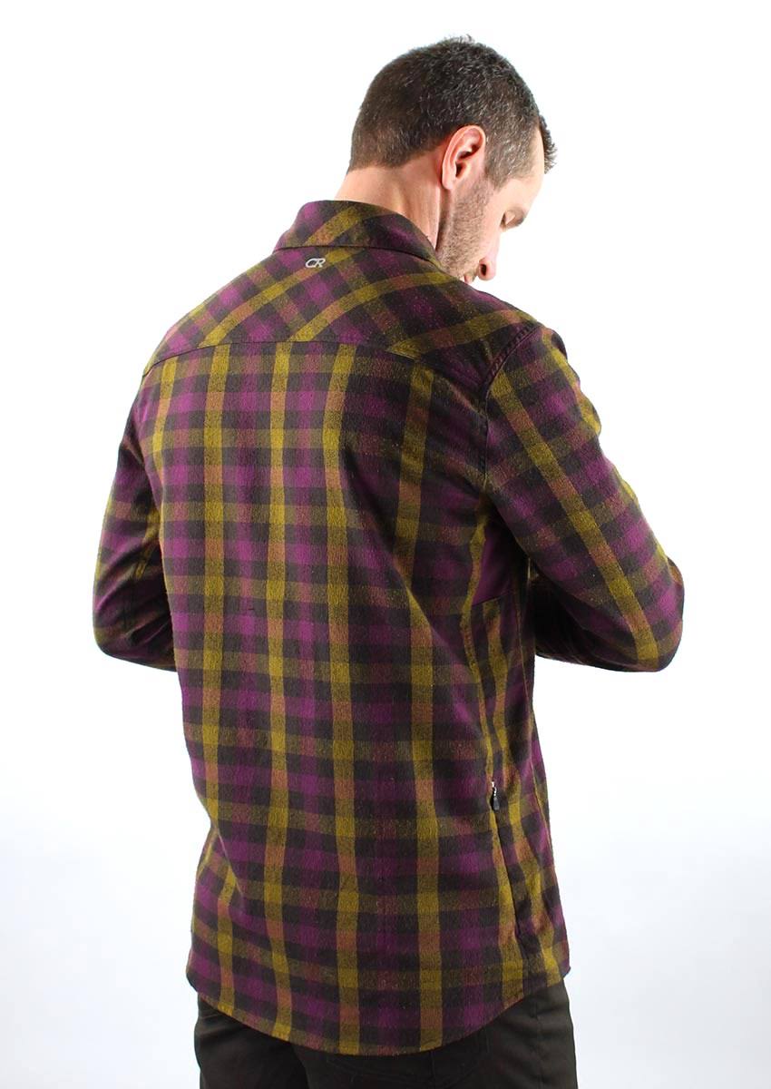 Lime Flannel Shirt V3416