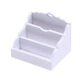 White 1:12 Scale Dollhouse Miniature Magazine Paper Rack K371120