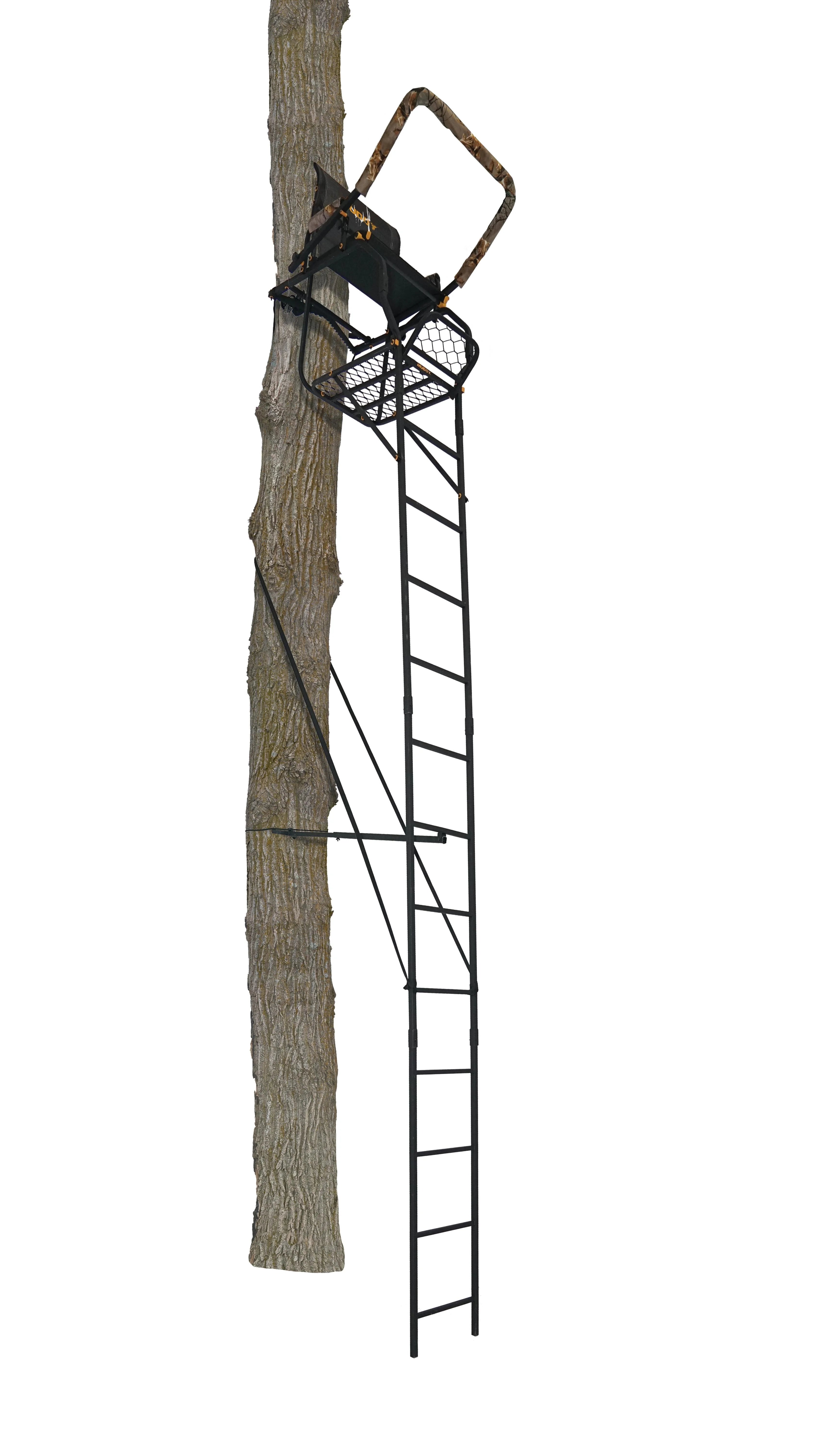 Black 17ft 1 Person Ladder Tree Stand B779