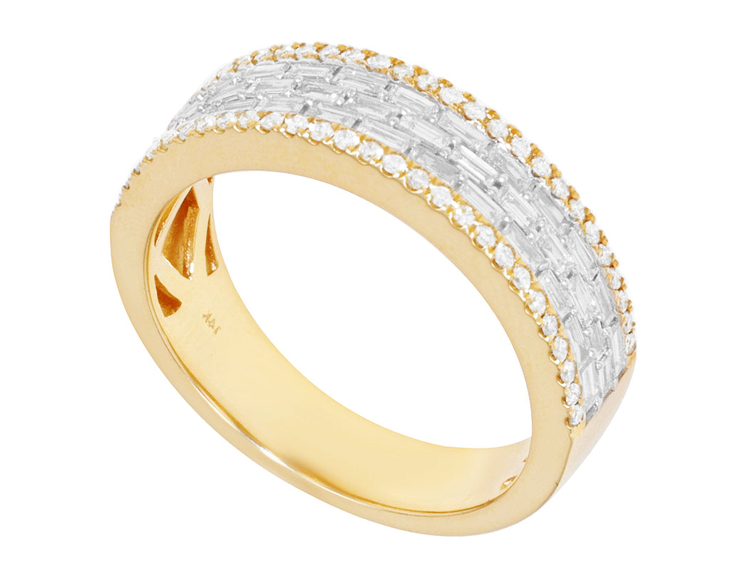 1.2CT Diamond Ring 14k Yellow Gold S52156