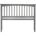 King Gray Slat Headboard F3995