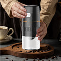 Black Cordless Electric Burr Coffee Grinder E208