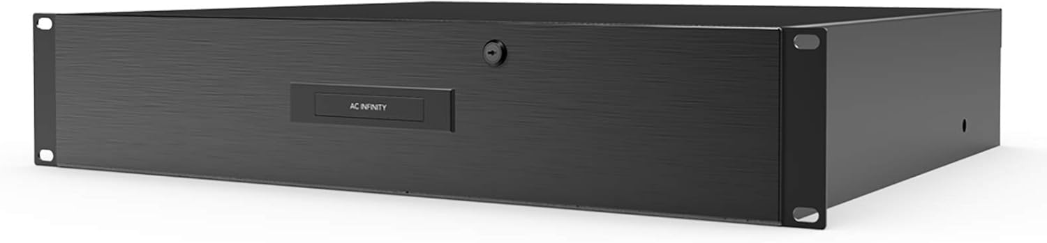 2U Rack Mount Drawer with Lock and Key for 19" Equipment Racks Z77586
